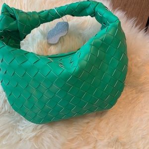 Kelly Green Mini Croissant Bag